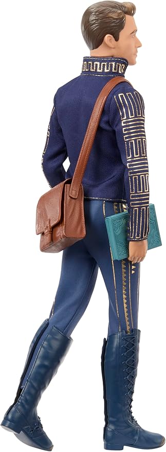 Mattel Universal Wicked Fiyero Fashion Doll with Posability, Removable School Uniform, Boots, & School Satchel and Textbook Accessory