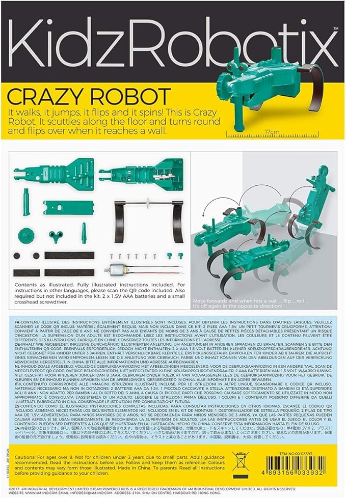 4M Kidz Robotix Crazy Robot Kit