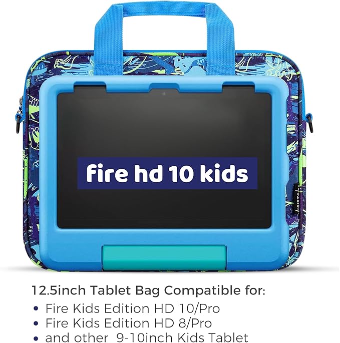 Choco Mocha Kids Tablet Sleeve Bag for Boys & Girls, (10-12.5Inch)