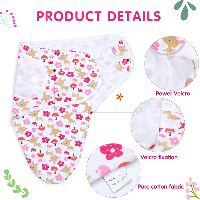 Reborn Baby Doll Clothes Accessories 17-22 Inch Reborn Dolls Clothes Pink Flower Baby Doll Clothing