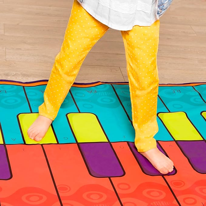 B. toys – Piano Dance Mat – Songs, Fun Sounds & 4 Music Modes – Musical Toy for Kids – Floor Mat for Active Play – 3+ Years– Boogie Woogie Mat