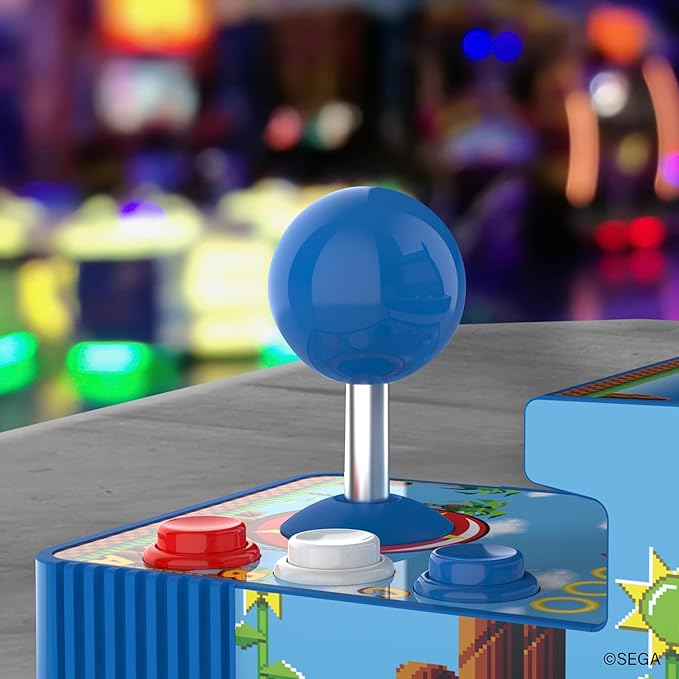 My Arcade Sonic Joystick Player: Sonic The Hedgehog, 2 Games in 1, Sega Classic, Gifts for Kids and Adults