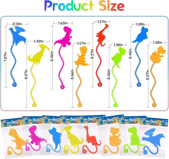 30 PCS Sticky Hands Bulk Dinosaur Party Favors for Kids 4-8,8-12 Year Stretchy Sticky Hand Feet Goodie Bags Stuffers for Kids Small Mini Classroom Prizes End of Year Student Gifts Birthday Trinkets