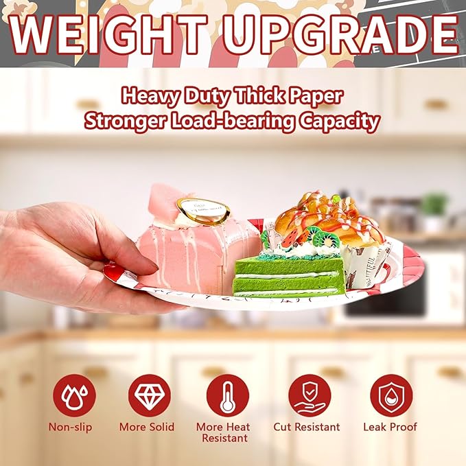 Grencian 60 Pcs Movie Night Paper Plates 9" Disposable Heavy Duty Now Showing Theater Dessert Paper Plates Movie Theme Tableware Set for Film Action Light Camera Red Carpet Birthday Party Decorations