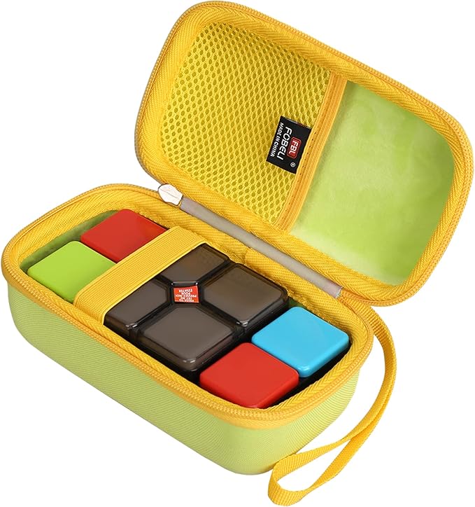 FBLFOBELI Hard EVA Carrying Case Compatible With Flipslide Game, Electronic Handheld Game | Flip, Slide, and Match the Colors to Beat the Clock Games Toys Bag (Case Only)