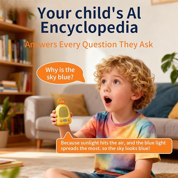 AI Toys for Kids, Voice Chat Companion for Children Interactive Robot Toys Story&Learning Companion Real-Time ReactionsTalk Therapy Daily Conversations, Christmas and Birthday Gift for Boys and Girls