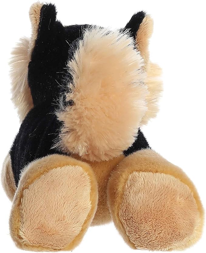 Aurora® Adorable Mini Flopsie™ Shep™ Stuffed Animal - Mini Companions Ready for Playful Adventures - for Kids All Ages, Toddlers, Adults, and Families - Black 8 Inches