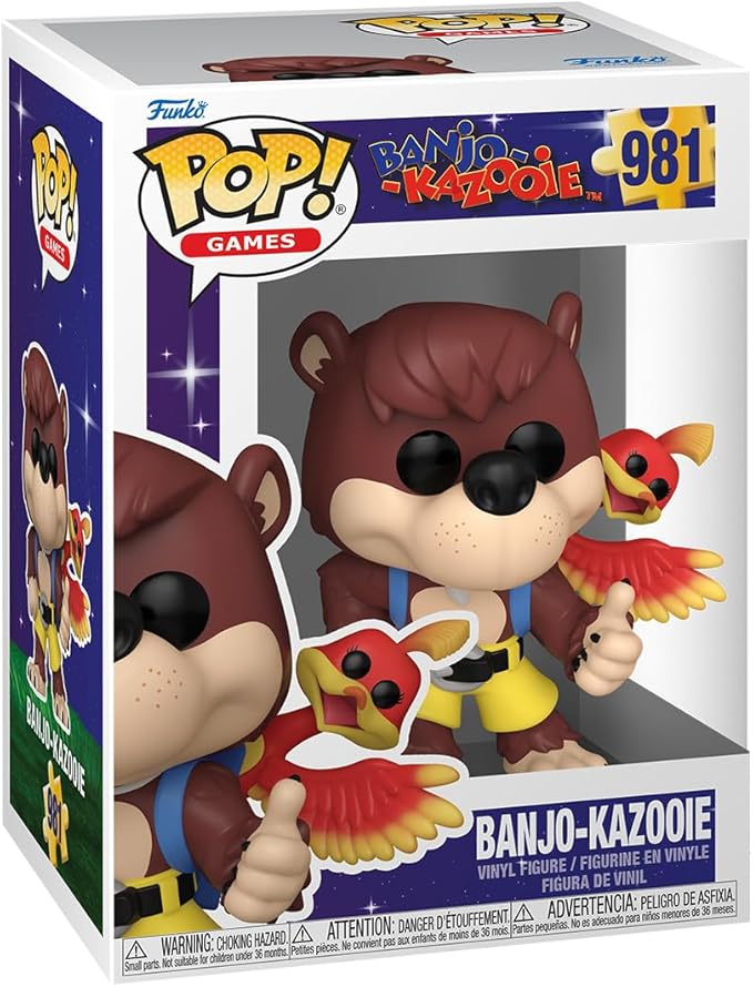 Funko POP! Games: Banjo Kazooie - Banjo & Kazooie - Collectable Vinyl Figure - Gift Idea - Official Merchandise - for Kids & Adults - Video Games Fans - Model Figure for Collectors and Display