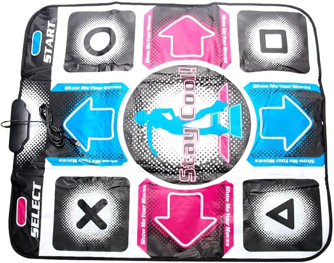 Non-Slip Dance Pad Dancing Mat, PC USB Dancing Mat Compatible for PC AV Video Game