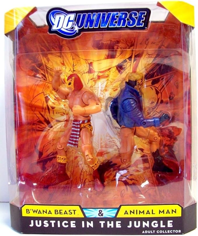 DC Universe Classics Justice In The Jungle Action Figure 2Pack BWana Beast & Animal Man