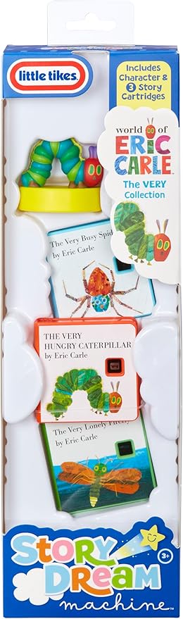 Little Tikes The World of Eric Carle Collection for The Little Tikes Story Dream Machine - Includes 3 Stories and 1 Character - for Girls and Boys Ages 3+ Years
