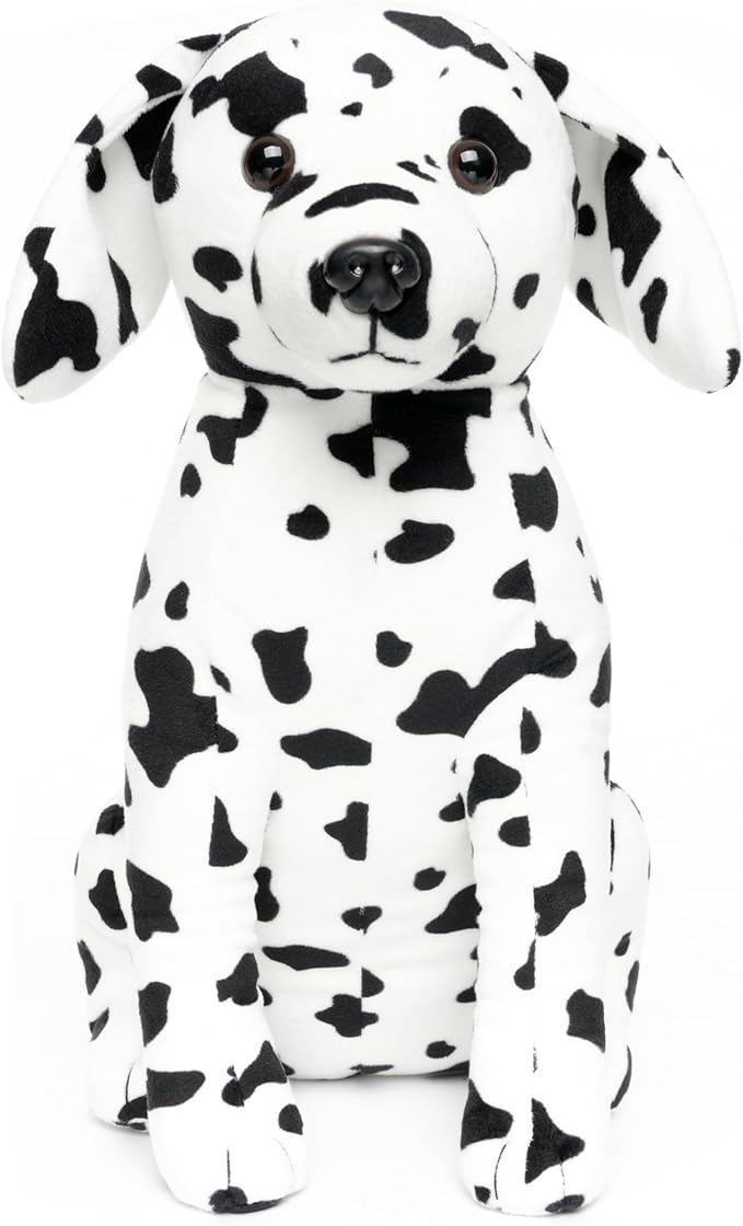 Dalmatian Stuffed Animals, Stuffed Dalmatian, Stuffed Puppy Dog Plush Toys for Boy Girl Kids Birthday, 12 inches