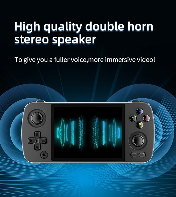 Retro Handheld Game Aluminum Alloy, Android 12 Built-in 128G TF Card 3172 Games,4 inch IPS Touch Screen with Game Front-end,RG405M Supports OTA Wireless Upgrade