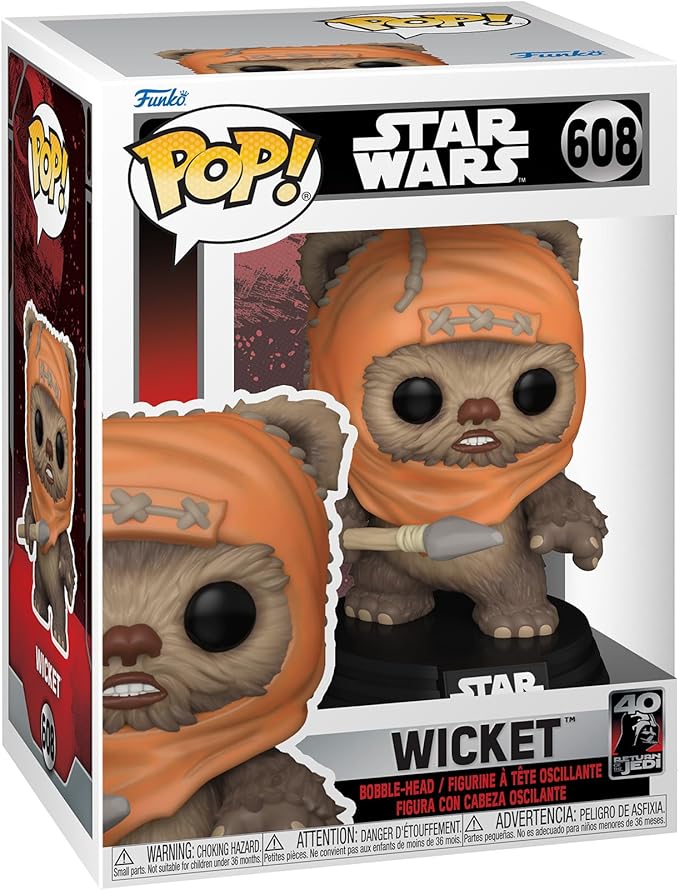 Funko Pop! Star Wars: Return of The Jedi 40th Anniversary, Wicket