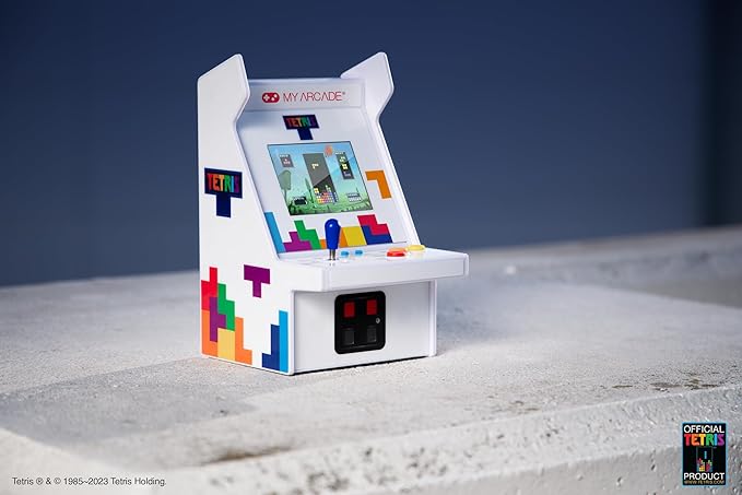 My Arcade Tetris Micro Player Pro: Mini Arcade, Handheld Video Game, 2.75" Screen, Tetris Game
