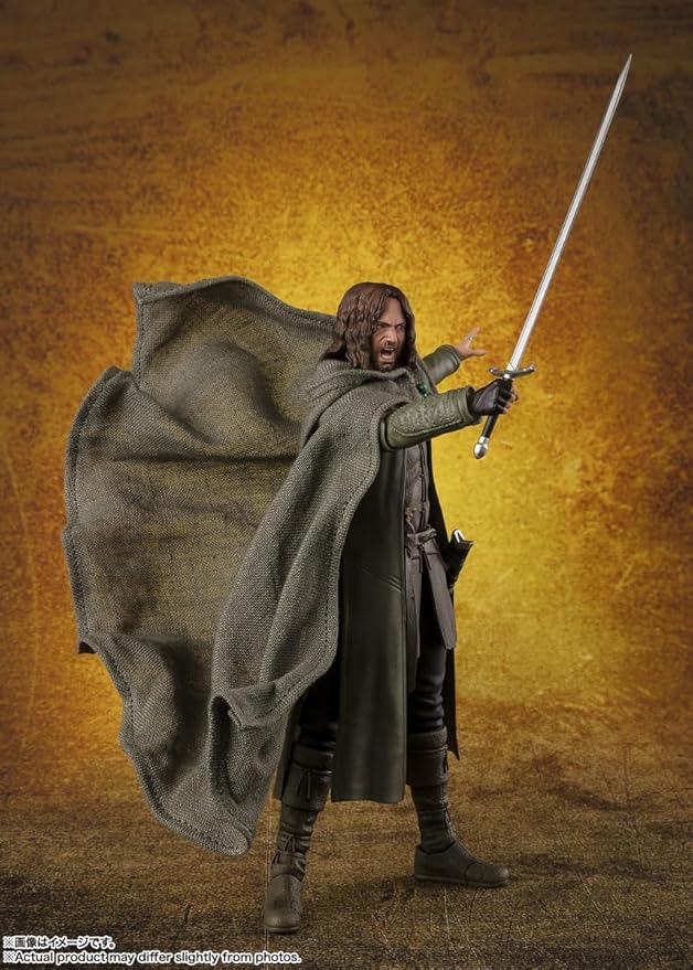 TAMASHII NATIONS - The Lord of The Rings - Aragorn (The Lord of The Rings: The Fellowship of The Ring) S.H.Figuarts Action Figure