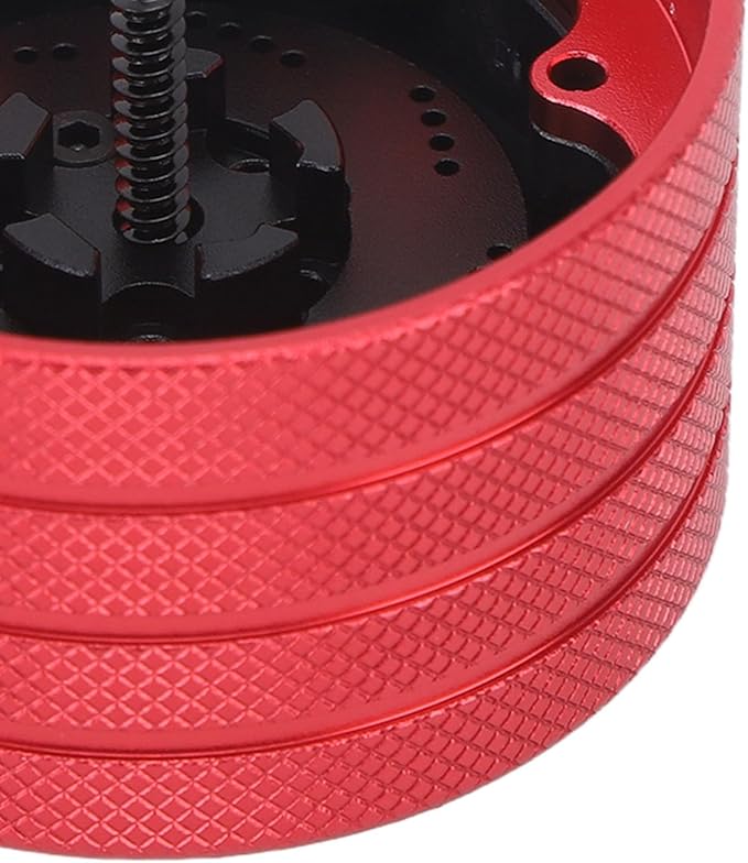 Acouto Lightweight Aluminum Alloy Remote Control Handwheel with Simulation Disc for NB4 RC Car - Enhance Performance & (B Type)
