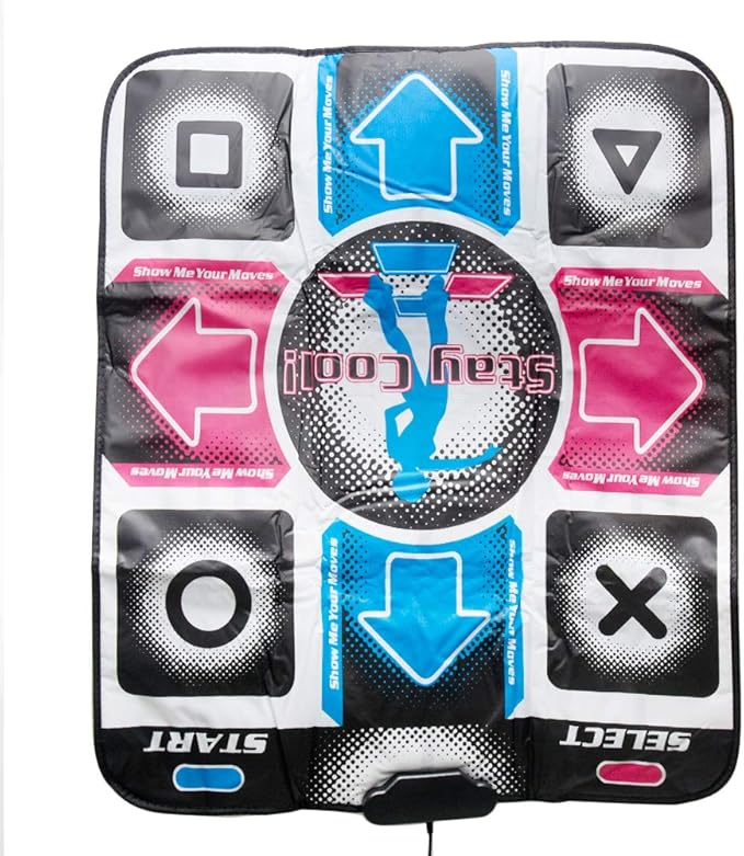 Non-Slip Dance Pad Dancing Mat, PC USB Dancing Mat Compatible for PC AV Video Game