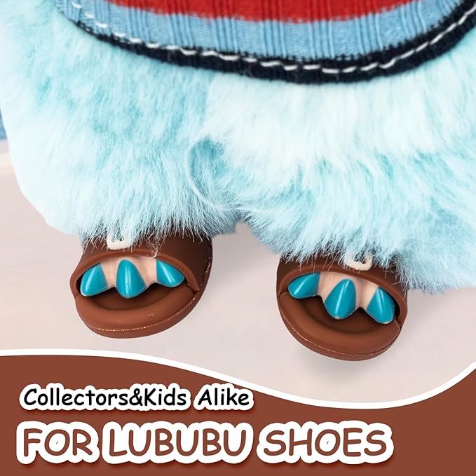 Summer Sandals for Dolls - Blue Open-Toe Slippers, Cute Accessories Easter Gifts for Photography, Display & Collectors Age Limit 15+ Easter Gifts（Brown）