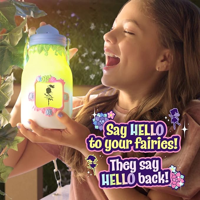 Got2Glow Fairies Got2Glow Fairy Finder - Electronic Fairy Jar Catches 30+ Virtual Fairies - Got to Glow (Blue)