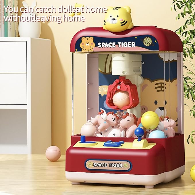 Kids Claw Machine, Large Candy Vending Grabber, Prize Dispenser Toys for Girls and Boys, Electronic Claw Game Machine for Party Birthdays with Lights Sound (G236 RABBIT SMALL)