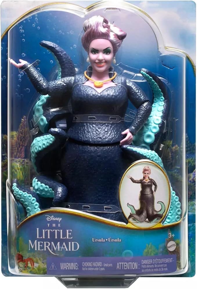 Mattel Disney The Little Mermaid Ursula Fashion Doll & Accessory Inspired by the Movie, Collectible Toy