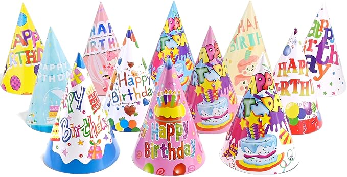 CANREVEL Party Hats for Adults, Party Supply for Party Decorations, Party Headwear for Birthday Celebration for Women Men