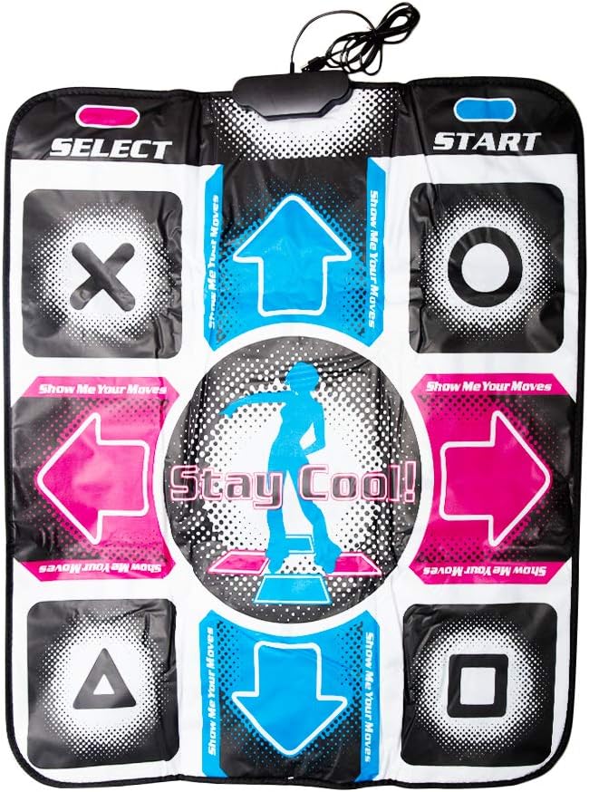 Non-Slip Dance Pad Dancing Mat, PC USB Dancing Mat Compatible for PC AV Video Game