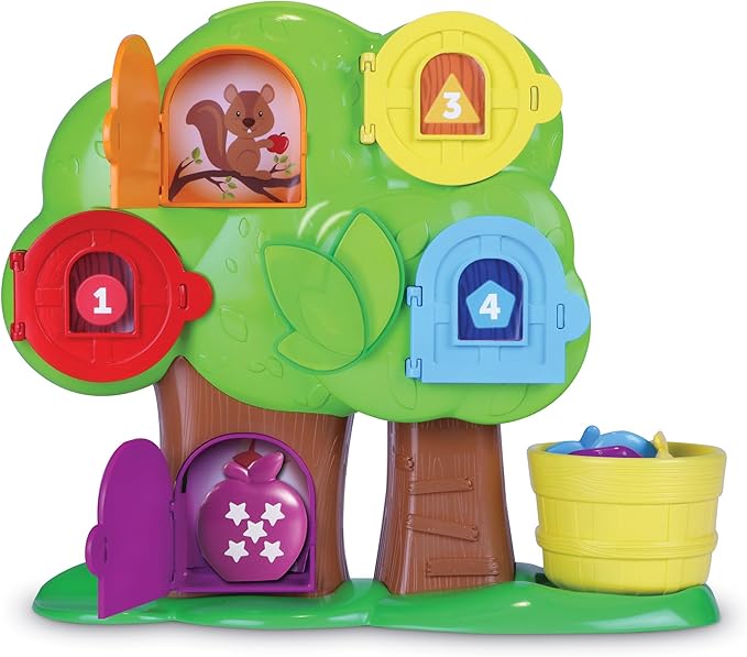 Learning Resources Hide & Seek Learning Treehouse, Number Toddler Games, Color Recognition, Gifts for Boys and Girls, Ages 2 +