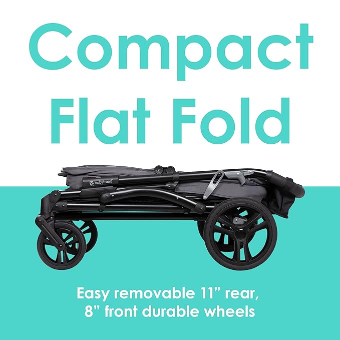 Baby Trend Navigator PRO 2-in-1 Stroller Wagon, Dash Black