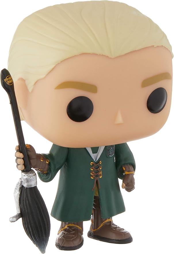 Funko - Harry Potter-Draco Malfoy Quidditch Figurine, Multicoloured, 6881