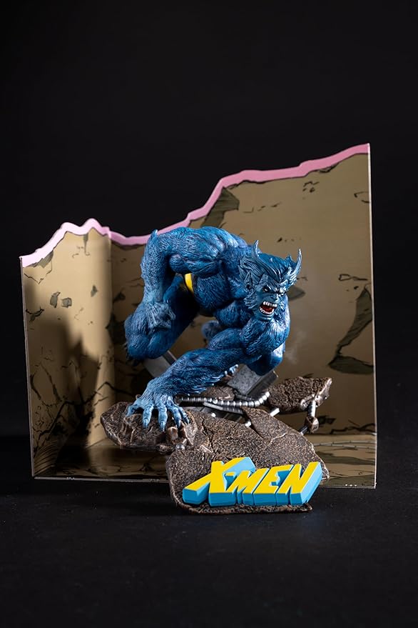 McFarlane Marvel Beast 1:10th Scale Collectible with Scene (X-Men #1) Toys