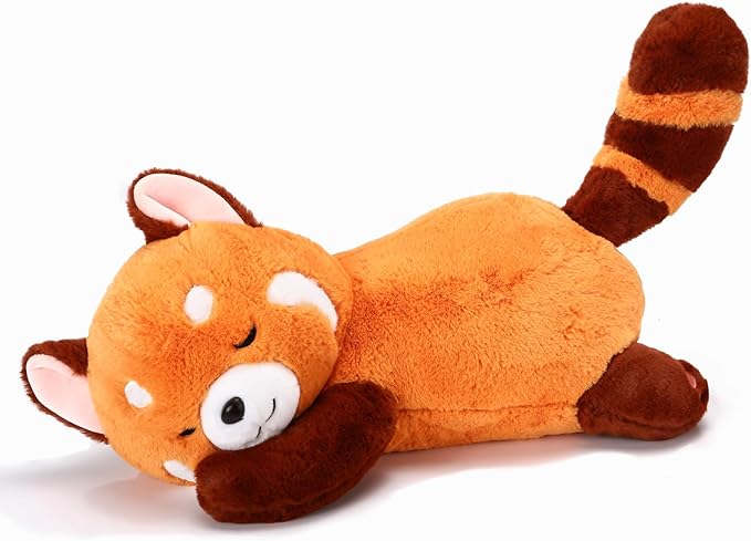 Big Red Panda Stuffed Animal Pillow Cute Plush Toy Plushie Christmas Birthday Valentine's Day Gift for Girlfriend Kids Birthday 19.7" Red Panda Pillow