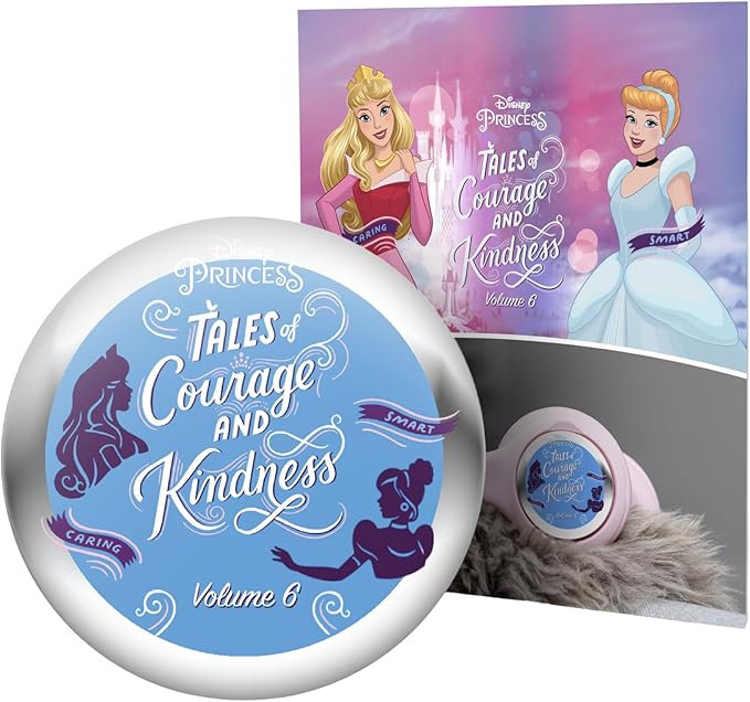 StoryShield, Disney Tales of Courage and Kindness Vol. 6, Screen-Free Audio Storytelling Disk Featuring Cinderella and Aurora
