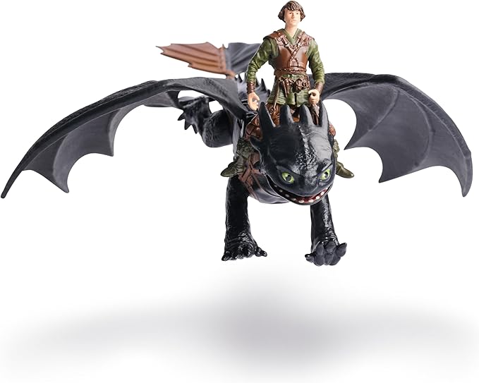 DreamWorks Dragons, How to Train Your Dragon, Toothless & Hiccup, Viking Duo Action Figures, Kids Toys for Boys Ages 4 and up
