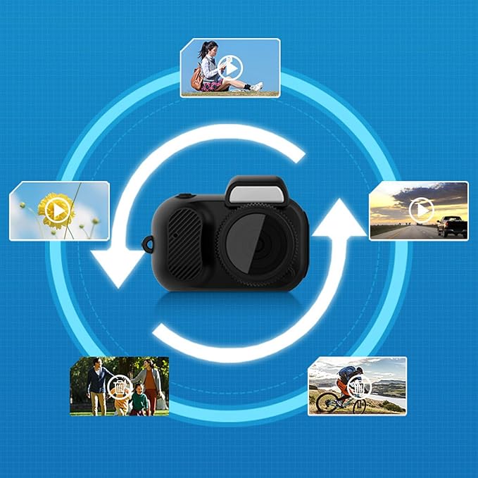 Kids Camera, Christmas Birthday Gifts for Boys Age 3-9, Digital Video Cameras for Toddler, Portable Toy for 3 4 5 6 7 8 Year Old Boy with 0. 96 Inches Screen