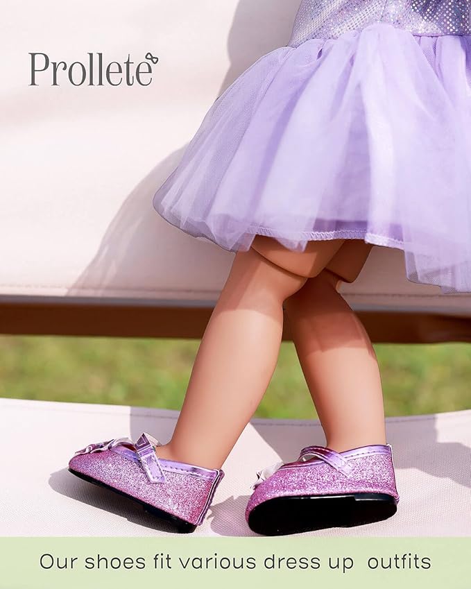 18 inch Doll Shoes - 7 Pairs with Gift Box