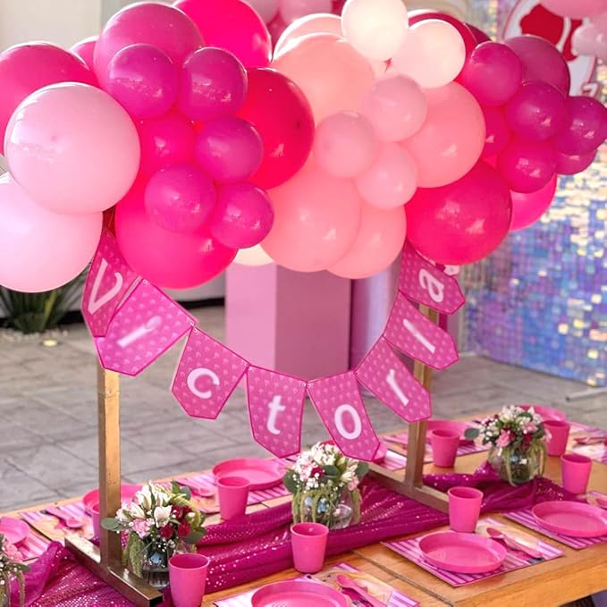 Pink and White Party Balloons,Pink Balloons 12 inch Light Pink Latex Balloons For Adult Only Event Celebration Wedding Engagement Party Decoration