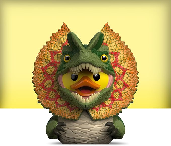 TUBBZ Mini: Jurassic World Rebirth - Dilophosaurus Cosplaying Rubber Duck Vinyl Figure