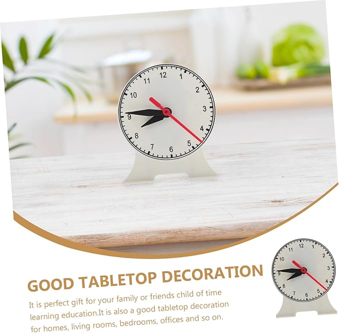 IMIKEYA Clock Learning Model Interactive Teaching Clock for Early Education Engaging Classroom Display Design for Telling Practice for Students and Homeschooling Activities