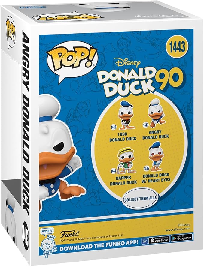 Funko Pop! Disney: Donald Duck 90th Anniversary - Angry Donald Duck