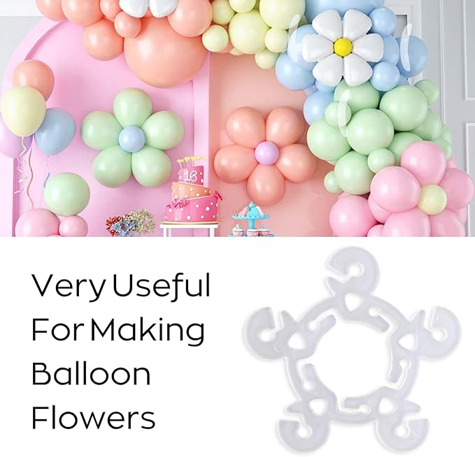 Miliocry 60 PCS Balloon Clips, Balloon Arch Clips, Balloon Connectors Clip Holders for Decor Balloon Arch Column Stand Garland Birthday Wedding Baby Shower Party Decorations