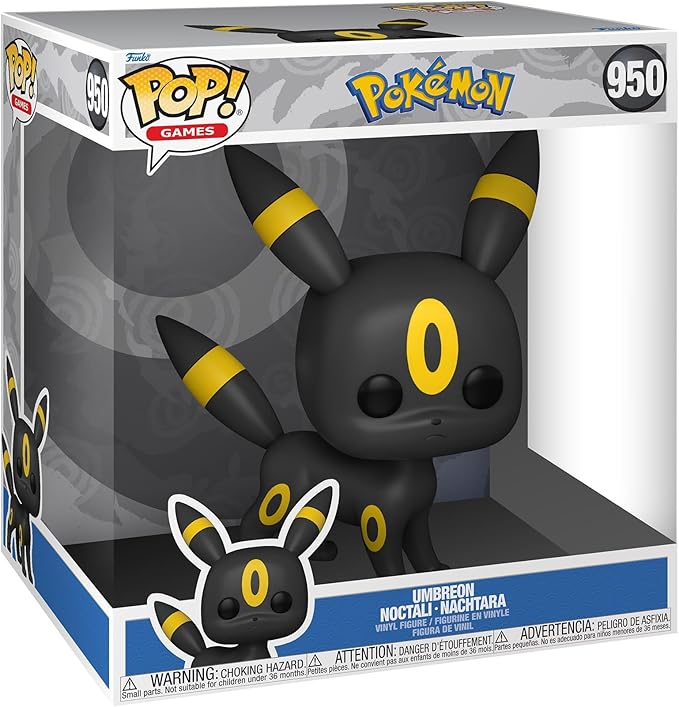 Funko POP! Jumbo: Pokemon - Umbreon - Collectible Miniatures for Display - Gift Idea - Official Merchandise - Toys For Children And Adults - Fans De Video Games