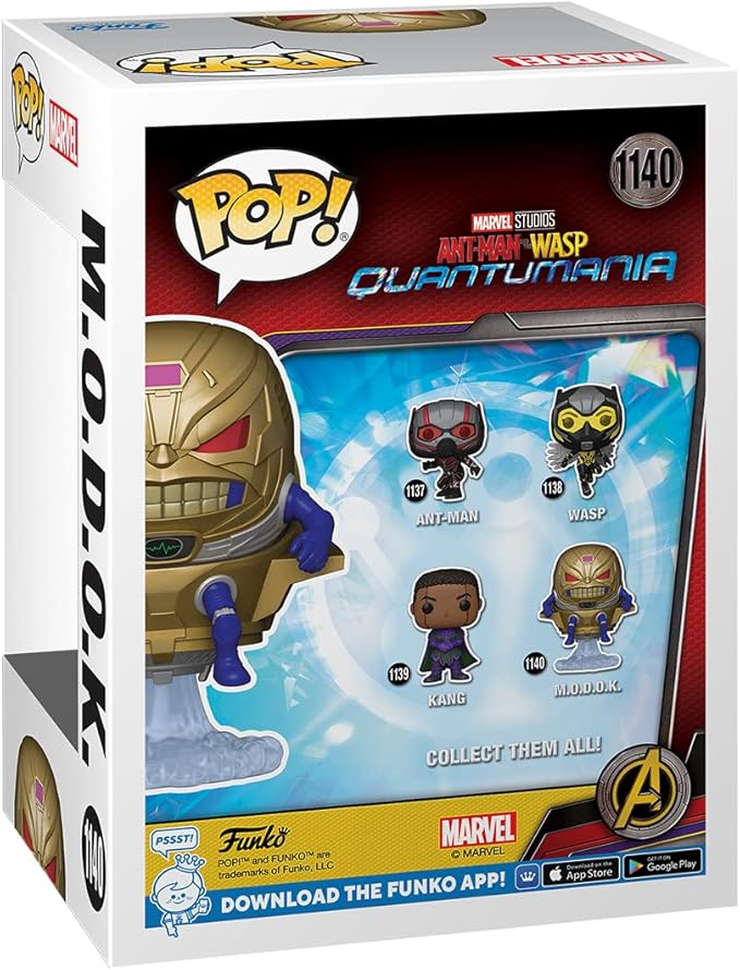 Funko POP! Vinyl Marvel: Ant-Man Quantumania - Modok - M.O.D.O.K - Collectable Vinyl Figure - Gift Idea - Official Merchandise - for Kids & Adults - Movies Fans - Model Figure for Collectors