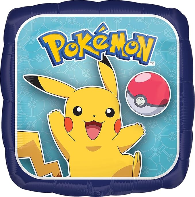 Anagram 6th Birthday Party Supplies 7pc Pikachu Foil Balloon Bouquet Decorations