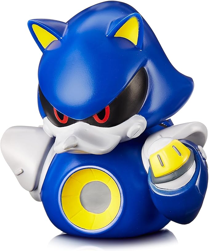 TUBBZ First Edition Metal Sonic Collectible Vinyl Rubber Duck Figure - Official Sonic The Hedgehog Merchandise - Action TV, Film & Video Games