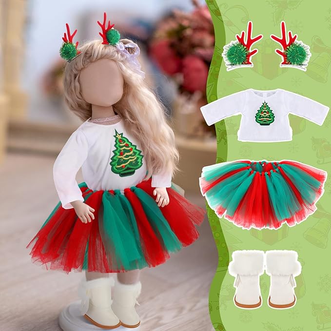 Kajaia 8 Pcs Doll Clothes 18 Inch Doll Clothes and Accessories Dress Flip Flops Hat Outfit Swimsuit Accessories for 18 Inch(Stylish)