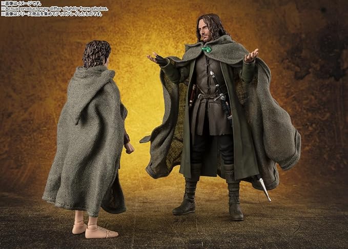 TAMASHII NATIONS - The Lord of The Rings - Frodo Baggins & Gollum (The Lord of The Rings: The Fellowship of The Ring) S.H.Figuarts Action Figure