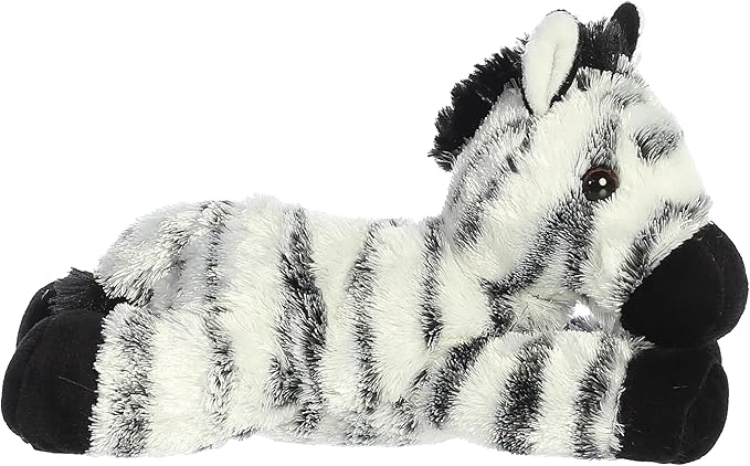 Aurora® Adorable Mini Flopsie™ Zany™ Stuffed Animal - Mini Companions Ready for Playful Adventures - for Kids All Ages, Toddlers, Adults, and Families - White 8 Inches