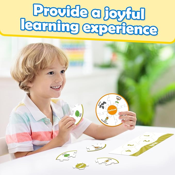 Life Cycle Toys for Kids, Toddler Puzzles, Preschool Science Kits for Kids 3-5, Kindergarten Learning Activities, Learning Education Toys, PreK Classroom Essentials, Homeschool Supplies